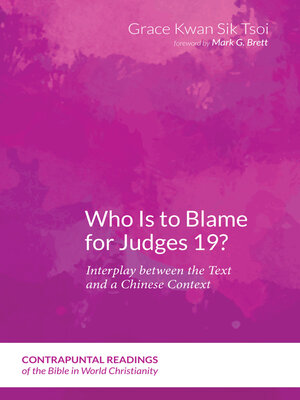 cover image of Who Is to Blame for Judges 19?